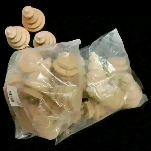 Mixed Lot Unfinished 1.5 lb. Wood Craft Pieces NEW & Opened Assortment Dollhouse - Picture 5 of 6